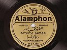 ALAMPHON Arabic 78 rpm Record FATHIYA AHMAD Wahayatikom Arab Recording A 5228