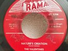 Valentines Rama 208 NATURE'S CREATION (RARE DOO WOP 45)    PLAYS VG++