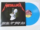 METALLICA METAL UP YOUR ASS BLUE MARBLE VINYL LP AKA NO LIFE TIL LEATHER LTD ED