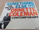 jazz LP ORNETTE COLEMAN something else  CONTEMPORARY VOGUE LAC 12170 UK mono DG