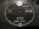 SAMMY SALVO Oh Julie  b/w  Say Yeah 78 RCA 1032 UK 1958
