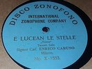 78 RPM REGISTROS CARUSO ZONOFONOS