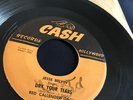 JESSE BELVIN Dry Your Tears / Beware   RARE Doo Wop Vocal 45 on CASH 1056