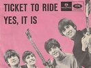 THE BEATLES 'TICKET TO RIDE' DENMARK PS 45