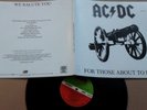 AC/DC For those About To Rock LP Promo Gatefold Megagare White Cover Atlantic