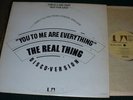 RARE DISCO The Real Thing You To Me Are Everything 12
