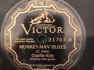 Victor 21707 CHARLIE KYLE  Monkey Man Blues  -  Memphis 78 rpm 1928 E+/E