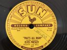 Sun 209 ELVIS PRESLEY w Scotty & Bill THAT'S ALRIGHT MAMA   78 rpm 1954  E+ 1st