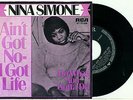 NINA SIMONE Ain't Got No Life STUNNING NEAR MINT 1968 GERMAN PS VINYL SINGLE 7