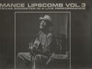 MANCE LIPSCOMB Vol. 3 Texas songster in a live performance ARHOOLIE F1026 BLUES