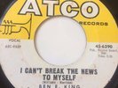 NORTHERN SOUL 45/ BEN E. KING 