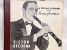 Vintage A Swing Session w/ Benny Goodman Clarinet- 78rpm Record Set of 4- Victor