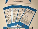 4x tickets karten U2 The Joshua Tree Tour 12.07.2017 Berlin
