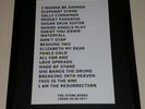 The stone roses Leeds 20/6/17 setlist framed print madchester oasis