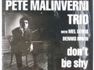 THE PETE MALINVERNI TRIO: Don’t Be Shy SEA BREEZE Jazz Vinyl LP VG++