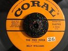 R&B Popcorn 45 Billy Williams-The Pied Piper HEAR IT