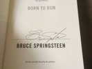Bruce Springsteen signed Born To Run book