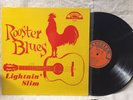 LIGHTNIN' SLIM: Rooster Blues LP Vinyl 1960 EXCELLO 8000 Mono Original Blues EX