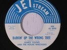 JAMES YOUNG & HOUSE WRECKERS: Barkin' Up The Wrong Tree / Funky Booty 45 Funk