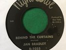 rare soul r&b 45 JAN BRADLEY Behind the Curtains NIGHT OWL hear
