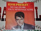 Elvis Presley 45 Record 47-9600 We Call on Him / You'll Never Walk Alone N MINT