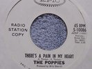 RARE THE POPPIES PROMO NORTHERN SOUL 45 - THERE'S A PAIN IN MY HEART - EPIC