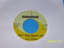 DOLLY PARTON : MONUMENT 45 (NM) RARE: HAPPY HAPPY BIRTHDAY BABY