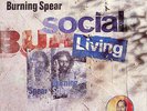 Burning Spear Social Living NEAR MINT Blood & Fire Vinyl LP