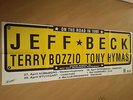 JEFF BECK  1990   orig. Concert - Konzert - Poster 168 x 59 cm SONDERGRÖSSE