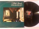 NICK DRAKE - FIVE LEAVES LEFT - ANTILLES AN-7010 - 1973 RARE FOLK - VG+