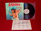 Exodus-Bonded By Blood LP Combat Original 1985 US Pressing Camouflage Label