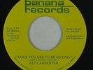 Modern Soul 45 - Pat Carpenter - Love You Use To Be - Banana - VG+ mp3 unknown?