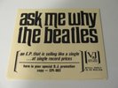 Beatles PROMO SLEEVE 