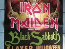 IRON MAIDEN  SUPER ROCK  1992 orig. Concert  Poster   118 x 84 cm  2 x gefaltet