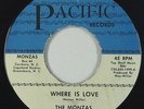 Sweet/Northern Soul 45 - Monzas - Where Is Love/Baby You Know - Pacific - mp3