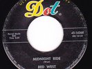Rockin' Inst Tittyshaker 45 - RED WEST - Midnight Ride / Unforgiven
