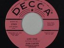 Northern Soul 45 - Jean Carter - Like One - Decca - VG++ mp3