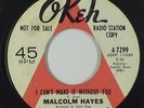 Northern Soul 45 - Malcolm Hayes - I Can't Make It Without You - Okeh - mp3