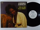 LORRAINE JOHNSON The More You Want LP on Prelude VG++ wlp