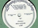 JAZZ 78 : BRUZ FLETCHER ON LIBERTY MUSIC SHOP L-307