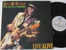 STEVIE RAY VAUGHAN AND DOUBLE TROUBLE LIVE ALIVE ORIG CBS 2 LP MINT-