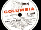 LIONEL HAMPTON QUINTET Hamp's Boogie Woogie / A Fooggy Day Schellackplatte X3042