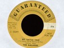 THE GALAXIES My Tattle Tale on Guaranteed Promo Rockabilly 45 Hear