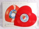 Bobby Caldwell HEART SHAPED 45rpm Record What You Won't Do For Love, Won't Wait