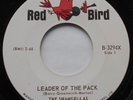 *THE SHANGRI-LAS Leader of the pack / What is.. NM- CANADA ORIG 1964 RED BIRD 45