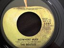 BEATLES Nowhere Man APPLE RARE All Rights Reserved label Hollywood CLEAN