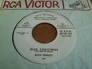 ELVIS PRESLEY - BLUE CHRISTMAS - RCA PROMO - H07W-0808 -  NEAR MINT CONDITION