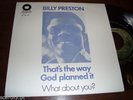 BILLY PRESTON · The Way GOD Planned 7'’/45 PORTUGAL R&B SOUL Beatles G.Harrison