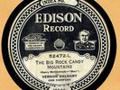 EDISON DIAMOND DISC HIGH NUMBER 78 : VERNON DALHART ON EDISON 52472