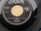 THE CLOVERS - 'FROM THE BOTTOM OF MY HEART' '. RARE 1956 LONDON 7